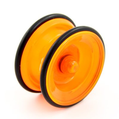 transparent orange yo-yo toy