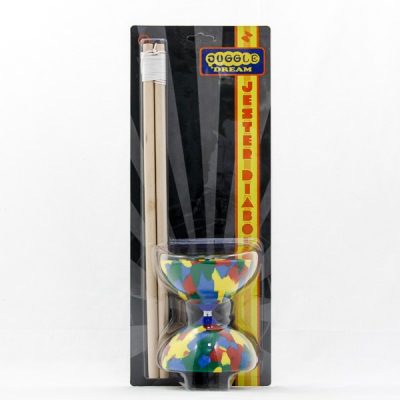 Coulorful diabolo with sticks